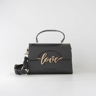 Снимка на LOVE MOSCHINO ДАМСКА РЪЧНА ЧАНТА ITALICS LOVE BLACK 1