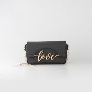 Снимка на LOVE MOSCHINO ДАМСКА ЧАНТА CROSSBODY ITALICS LOVE BLACK 1