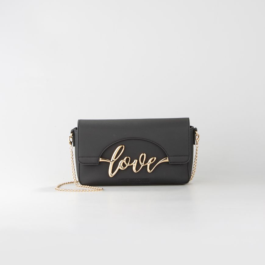 Снимка на LOVE MOSCHINO ДАМСКА ЧАНТА CROSSBODY ITALICS LOVE BLACK