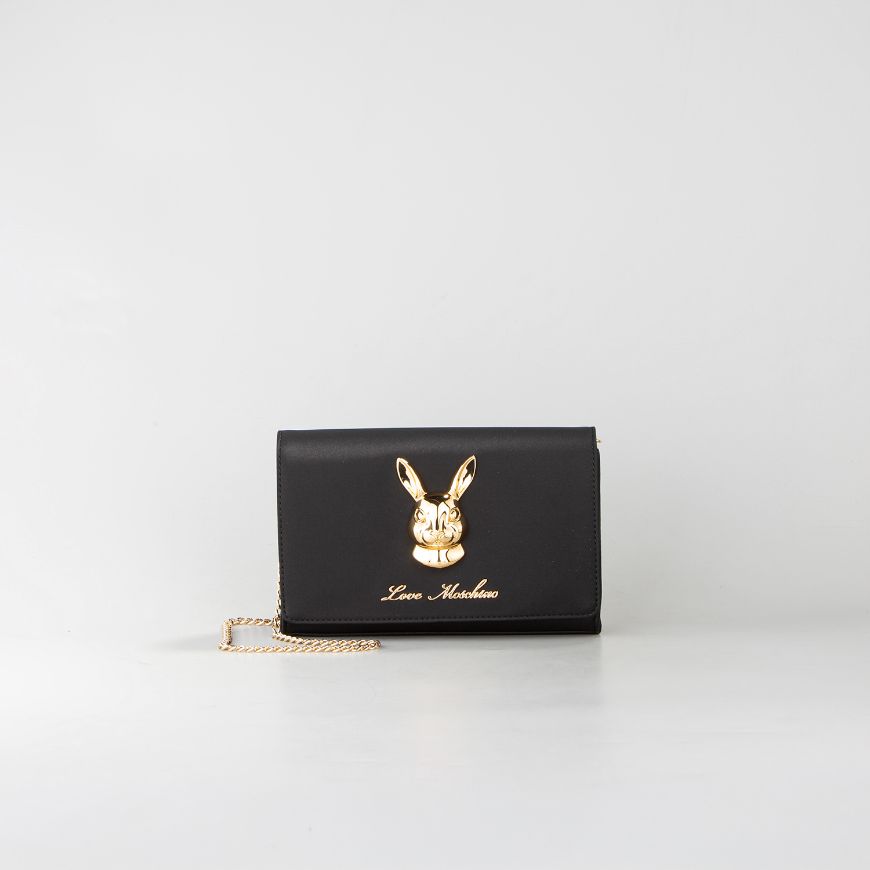 Снимка на LOVE MOSCHINO ДАМСКА ЧАНТА SMART DAILY SATIN BUNNY BLACK
