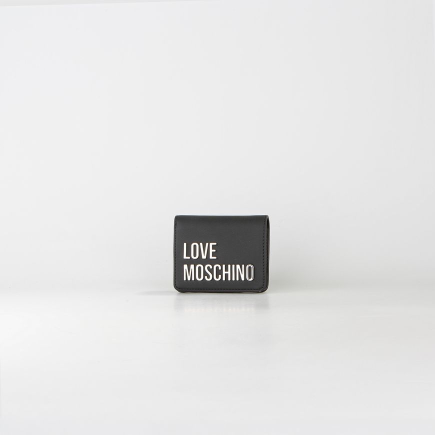 Снимка на LOVE MOSCHINO ДАМСКО ПОРТМОНЕ MEDIUM BOLD LOVE BLACK NICKEL