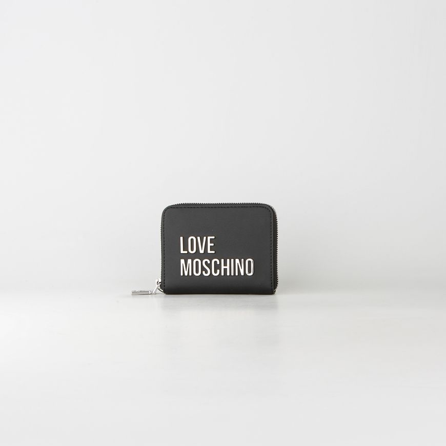 Снимка на LOVE MOSCHINO ДАМСКО ПОРТМОНЕ С ЦИП MEDIUM BOLD LOVE BLACK NICKEL
