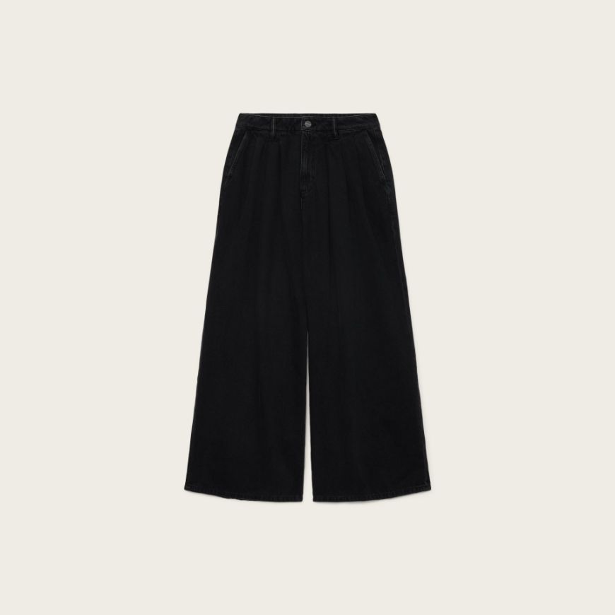 Снимка на ALLSAINTS ДАМСКИ ДЕНИМ AXIS PLEAT JEANS BLACK