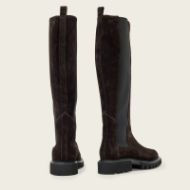 Picture of ALLSAINTS WOMEN'S MAEVE SUEDE BOOTS DARK BROWN 4
