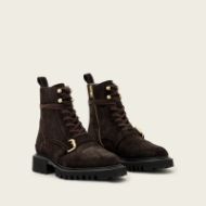 Picture of ALLSAINTS WOMEN'S TORI SUEDE BOOTS DARK BROWN 2