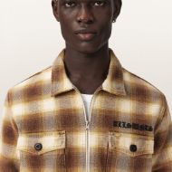 Picture of ALLSAINTS MEN'S BELLAS LONG SLEEVE SHIRT GOLDEN BROWN 6