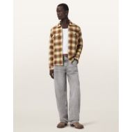 Picture of ALLSAINTS MEN'S BELLAS LONG SLEEVE SHIRT GOLDEN BROWN 7