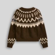 Снимка на GAS ДАМСКИ ПУЛОВЕР LEA ROUND NECK 4879 HOT FUDGE BROWN 3