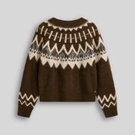 Снимка на GAS ДАМСКИ ПУЛОВЕР LEA ROUND NECK 4879 HOT FUDGE BROWN 2
