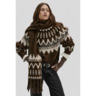Снимка на GAS ДАМСКИ ПУЛОВЕР LEA ROUND NECK 4879 HOT FUDGE BROWN 4