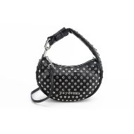 Снимка на JUICY COUTURE ДАМСКА ЧАНТА BLOSSOM RHINESTONE SMALL HOBO BLACK 1