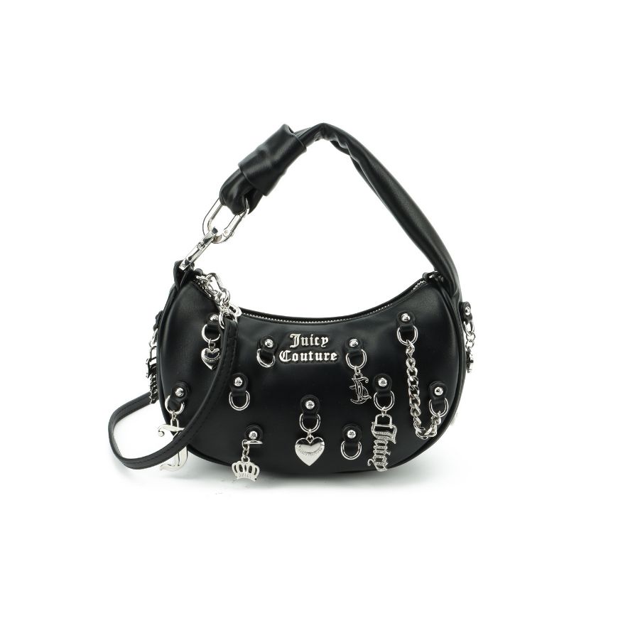 Снимка на JUICY COUTURE ДАМСКА ЧАНТА BLOSSOM FRINGES SMALL HOBO BLACK