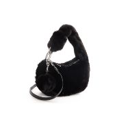Снимка на JUICY COUTURE ДАМСКА ЧАНТА BLOSSOM FUR SMALL HOBO BLACK 2