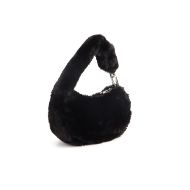 Снимка на JUICY COUTURE ДАМСКА ЧАНТА BLOSSOM FUR SMALL HOBO BLACK 3