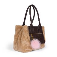 Снимка на JUICY COUTURE ДАМСКА ЧАНТА BONNIE FUR LARGE SHOPPING DARK SUGAR SWIZZLE 2