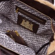 Снимка на JUICY COUTURE ДАМСКА ЧАНТА BONNIE FUR LARGE SHOPPING DARK SUGAR SWIZZLE 5