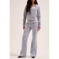 Picture of JUICY COUTURE WOMEN'S SWEATSHIRT ROBERTSON HOODIE CLASSIC SILVER MARL 3