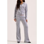 Picture of JUICY COUTURE WOMEN'S SWEATSHIRT ROBERTSON HOODIE CLASSIC SILVER MARL 6