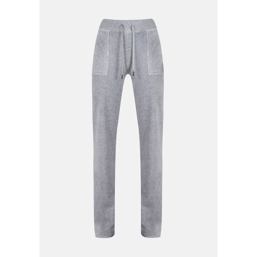 Picture of JUICY COUTURE WOMEN'S PANTS DEL RAY POCKETED TRACKPANTS SILVER MARL