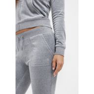 Picture of JUICY COUTURE WOMEN'S PANTS DEL RAY POCKETED TRACKPANTS SILVER MARL 5