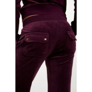 Picture of JUICY COUTURE WOMEN'S PANTS DEL RAY POCKETED TRACKPANTS WINETASTING 6