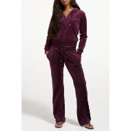 Picture of JUICY COUTURE WOMEN'S PANTS DEL RAY POCKETED TRACKPANTS WINETASTING 9
