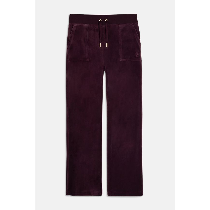 Picture of JUICY COUTURE WOMEN'S PANTS DEL RAY POCKETED TRACKPANTS WINETASTING