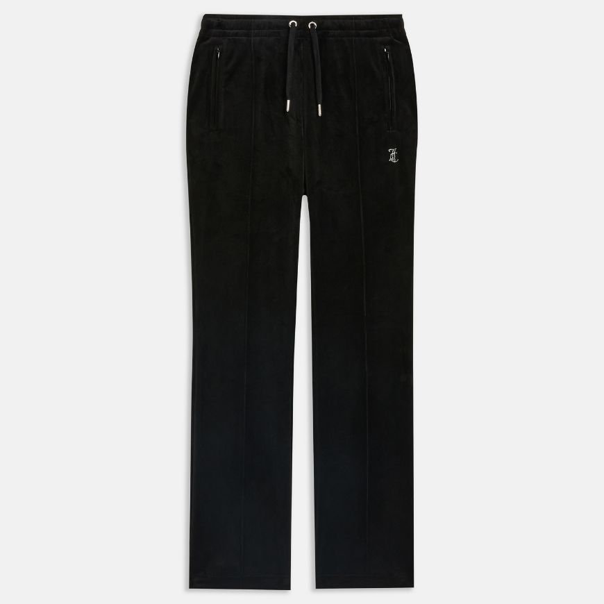 Picture of JUICY COUTURE WOMEN'S PANTS TINA TRACKPANTS WITH LOGO BLACK