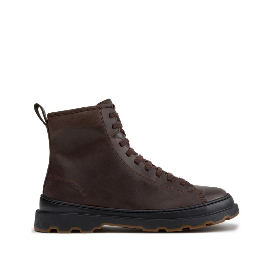 Picture of CAMPER MEN'S ANKLE BOOTS BRUTUS+ BROWN