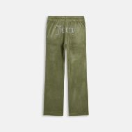 Picture of JUICY COUTURE WOMEN'S PANTS TINA TRACKPANTS WITH LOGO OIL GREEN 2