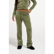 Picture of JUICY COUTURE WOMEN'S PANTS TINA TRACKPANTS WITH LOGO OIL GREEN 5