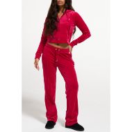 Picture of JUICY COUTURE WOMEN'S PANTS TINA TRACKPANTS WITH LOGO PERSIAN RED 4