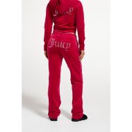 Picture of JUICY COUTURE WOMEN'S PANTS TINA TRACKPANTS WITH LOGO PERSIAN RED 5