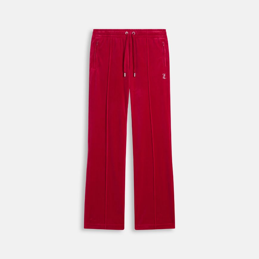 Picture of JUICY COUTURE WOMEN'S PANTS TINA TRACKPANTS WITH LOGO PERSIAN RED