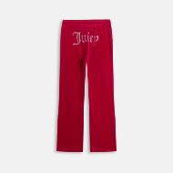 Picture of JUICY COUTURE WOMEN'S PANTS TINA TRACKPANTS WITH LOGO PERSIAN RED 2