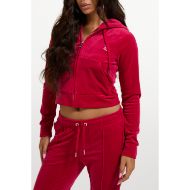 Picture of JUICY COUTURE WOMEN'S SWEATSHIRT MADISON HOODIE CLASSIC VELOUR PERSIAN RED 4