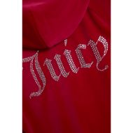 Picture of JUICY COUTURE WOMEN'S SWEATSHIRT MADISON HOODIE CLASSIC VELOUR PERSIAN RED 3