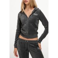 Picture of JUICY COUTURE WOMEN'S SWEATSHIRT REGAL REBELLE ROBYN HOODIE RAVEN 4
