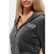 Picture of JUICY COUTURE WOMEN'S SWEATSHIRT REGAL REBELLE ROBYN HOODIE RAVEN 6