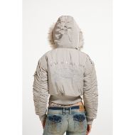Picture of JUICY COUTURE WOMEN'S JACKET CAMILLE NYLON BOMBER STRING 7