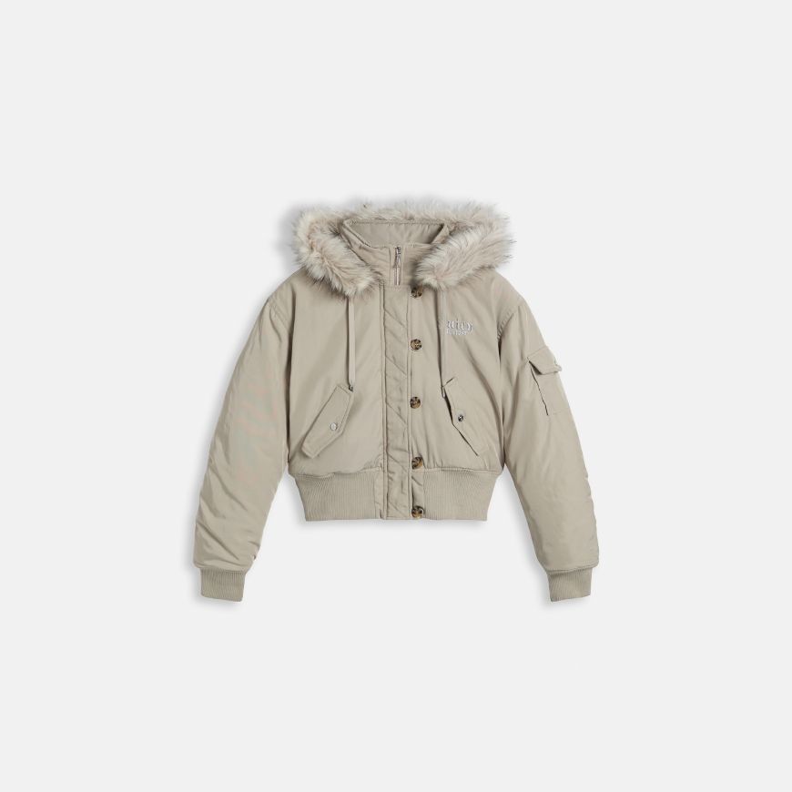 Picture of JUICY COUTURE WOMEN'S JACKET CAMILLE NYLON BOMBER STRING