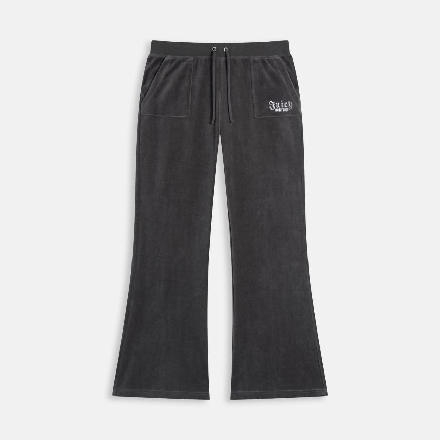 Picture of JUICY COUTURE WOMEN'S PANTS REGAL REBELLE CAISA ULTRA LOW RISE RAVEN
