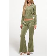 Picture of JUICY COUTURE WOMEN'S PANTS REGAL REBELLE CAISA ULTRA LOW RISE OIL GREEN 5