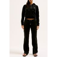 Picture of JUICY COUTURE WOMEN'S SWEATSHIRT MADISON HOODIE CLASSIC VELOUR BLACK 7