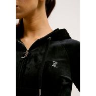 Picture of JUICY COUTURE WOMEN'S SWEATSHIRT MADISON HOODIE CLASSIC VELOUR BLACK 5