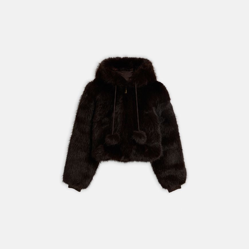 Picture of JUICY COUTURE WOMEN'S JACKET HADI FAUX FUR JAVA