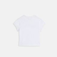 Picture of JUICY COUTURE WOMEN'S TOP JUICY SCRIPT BABY T-SHIRT WHITE 2