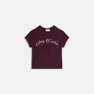 Picture of JUICY COUTURE WOMEN'S TOP JUICY SCRIPT BABY T-SHIRT WINETASTING 1