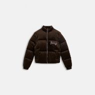 Picture of JUICY COUTURE WOMEN'S JACKET MARGO CONVERTIBLE OLD GOTHIC LOGO JAVA 1