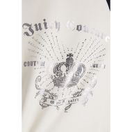 Picture of JUICY COUTURE WOMEN'S TOP REGAL REBELLE RAGLAN T-SHIRT MARSHMALLOW 3